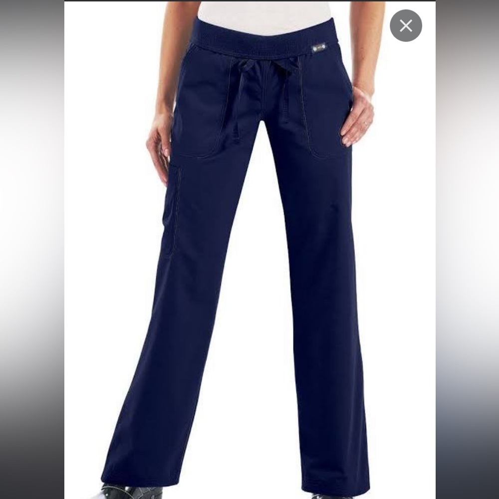 Koi Classics Women's Morgan Yoga Cargo
Scrub Pants-713 (Navy - Medium) comfort